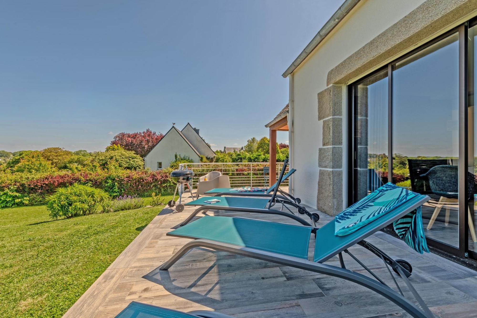 Villa - Vue Mer - 800M De La Plage Locquirec Exterior photo